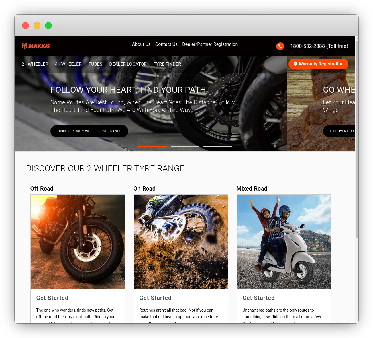 Maxxis Web Platform Interface | Bluelupin